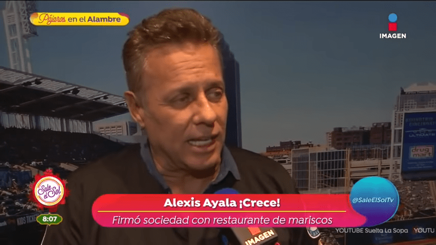 Alexis Ayala en entrevista │Imagen tomada de: YouTube / Imagen entretenimiento