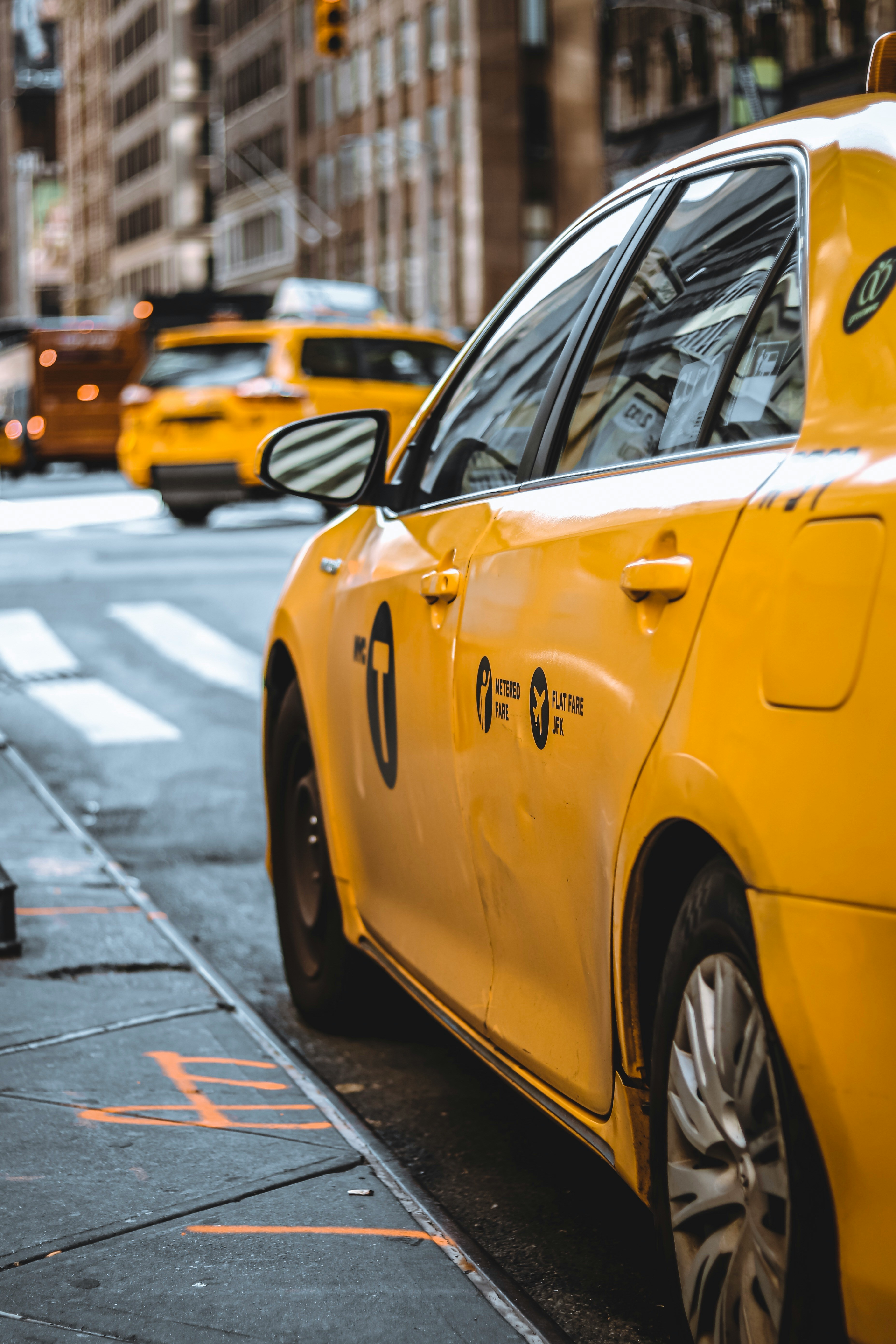 Un taxi | Fuente: Unsplash