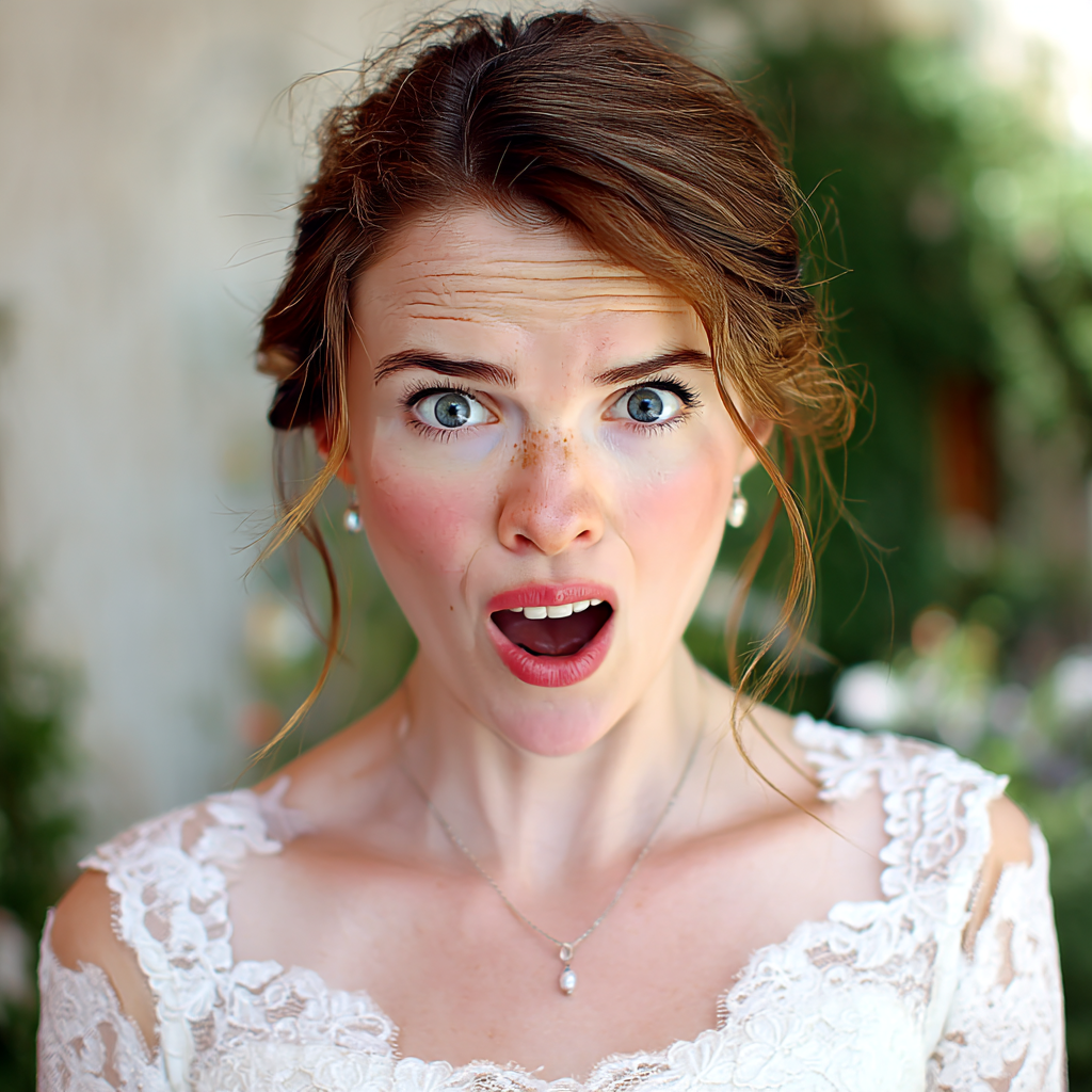 Una sposa sconvolta | Fonte: Midjourney