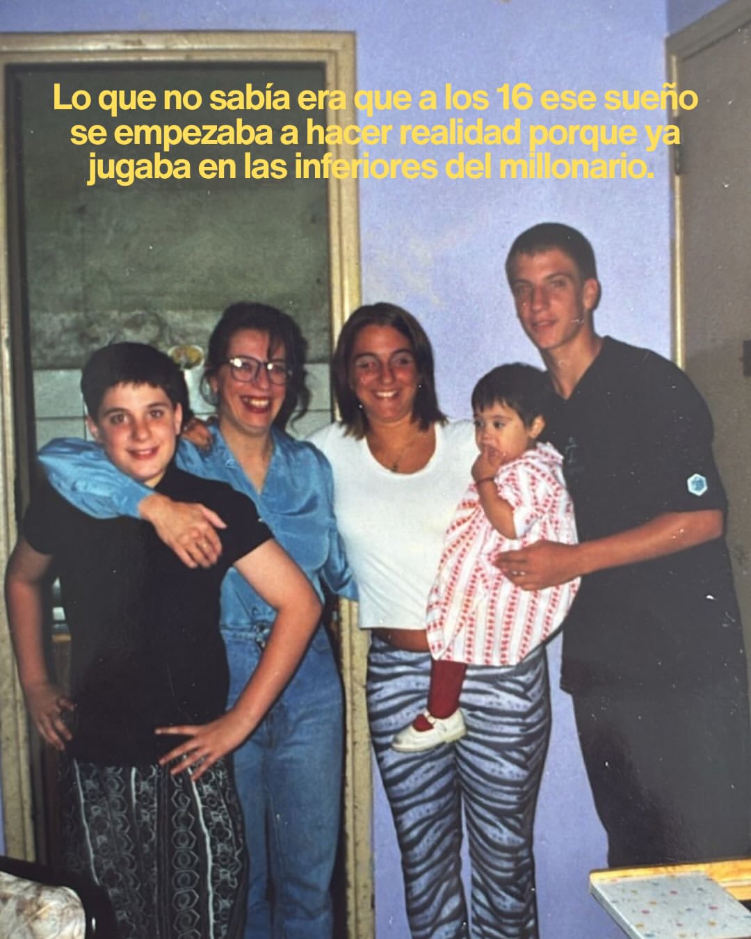 Maxi López mostró fotografías de su juventud | Fuente: Instagram/officialmaxilopez