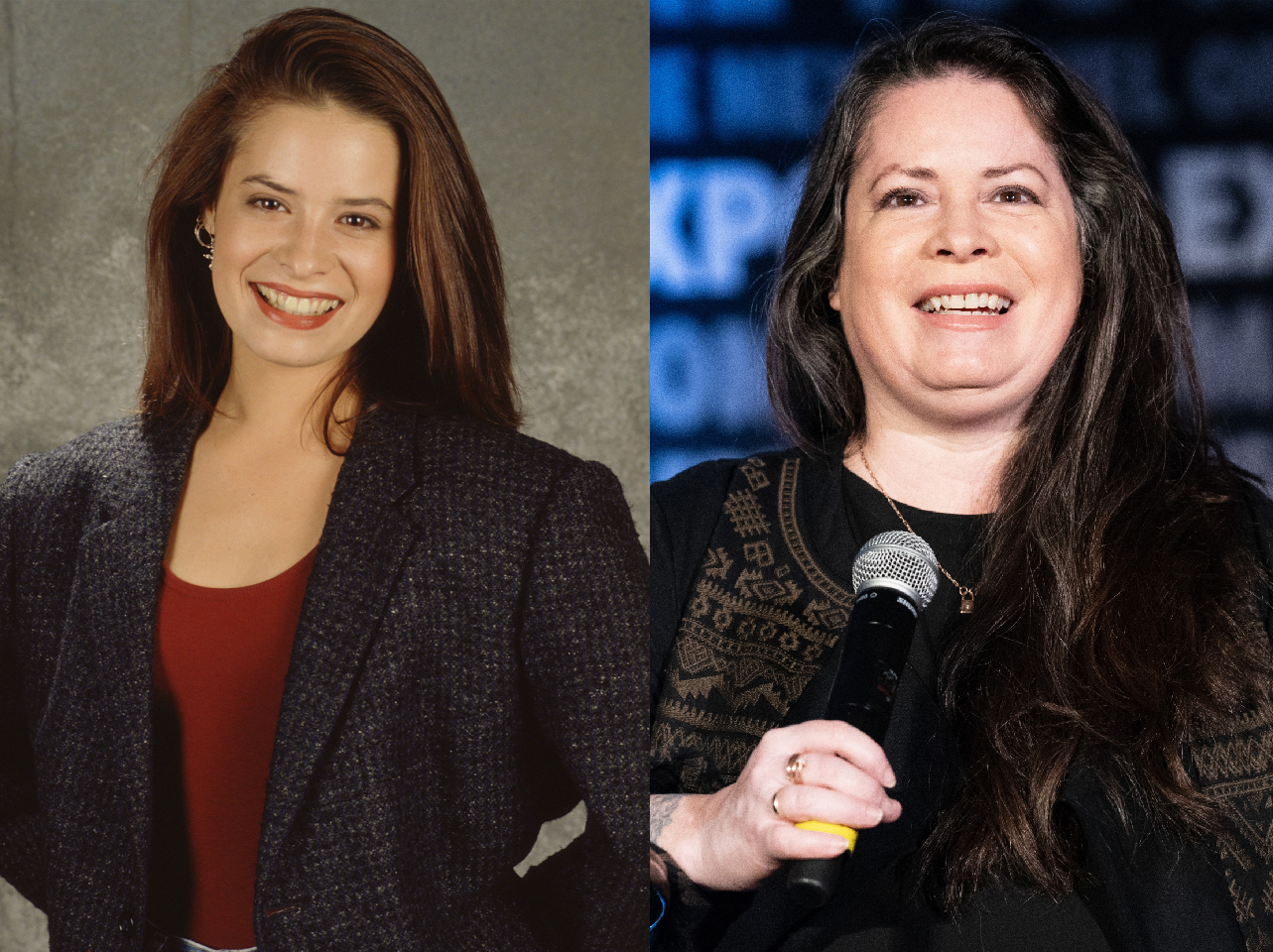 Holly Marie Combs en 1992 | Holly Marie Combs en 2024 | Fuente: Getty Images