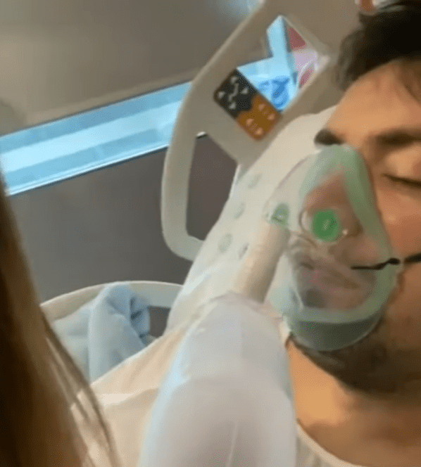 Iván Vázquez Chamorro en el hospital. | Foto: Youtube/Primer Impacto