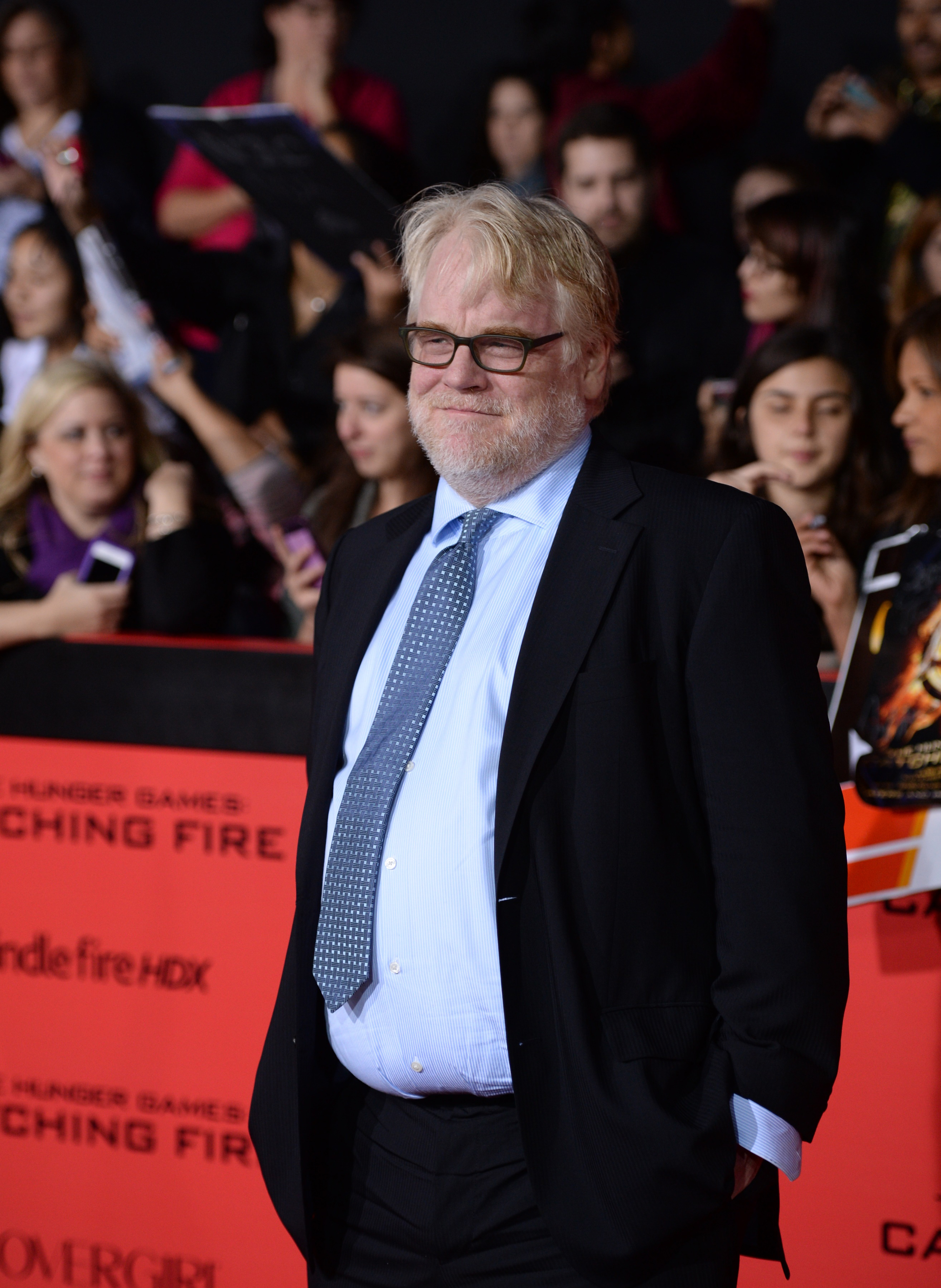 Philip Seymour Hoffman en el estreno de "The Hunger Games: Catching Fire" en Los Ángeles, California, el 18 de noviembre de 2013 | Fuente: Getty Images