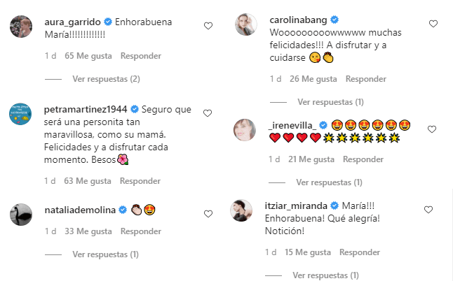Comentarios de famosos. |Foto: Captura de pantalla de Instagram/ laadanez