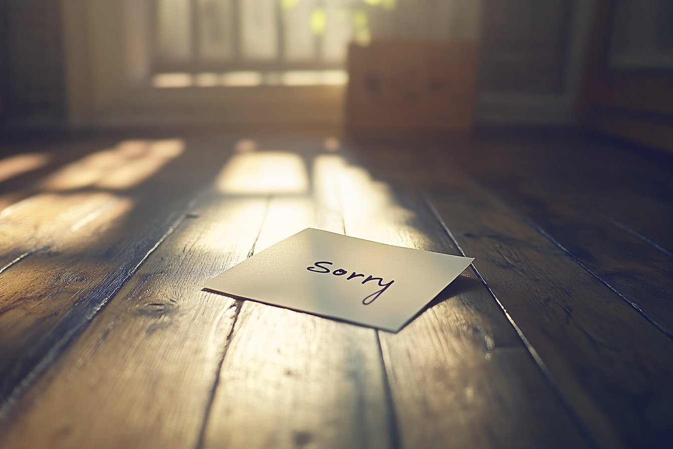 Una nota manuscrita | Fuente: Midjourney