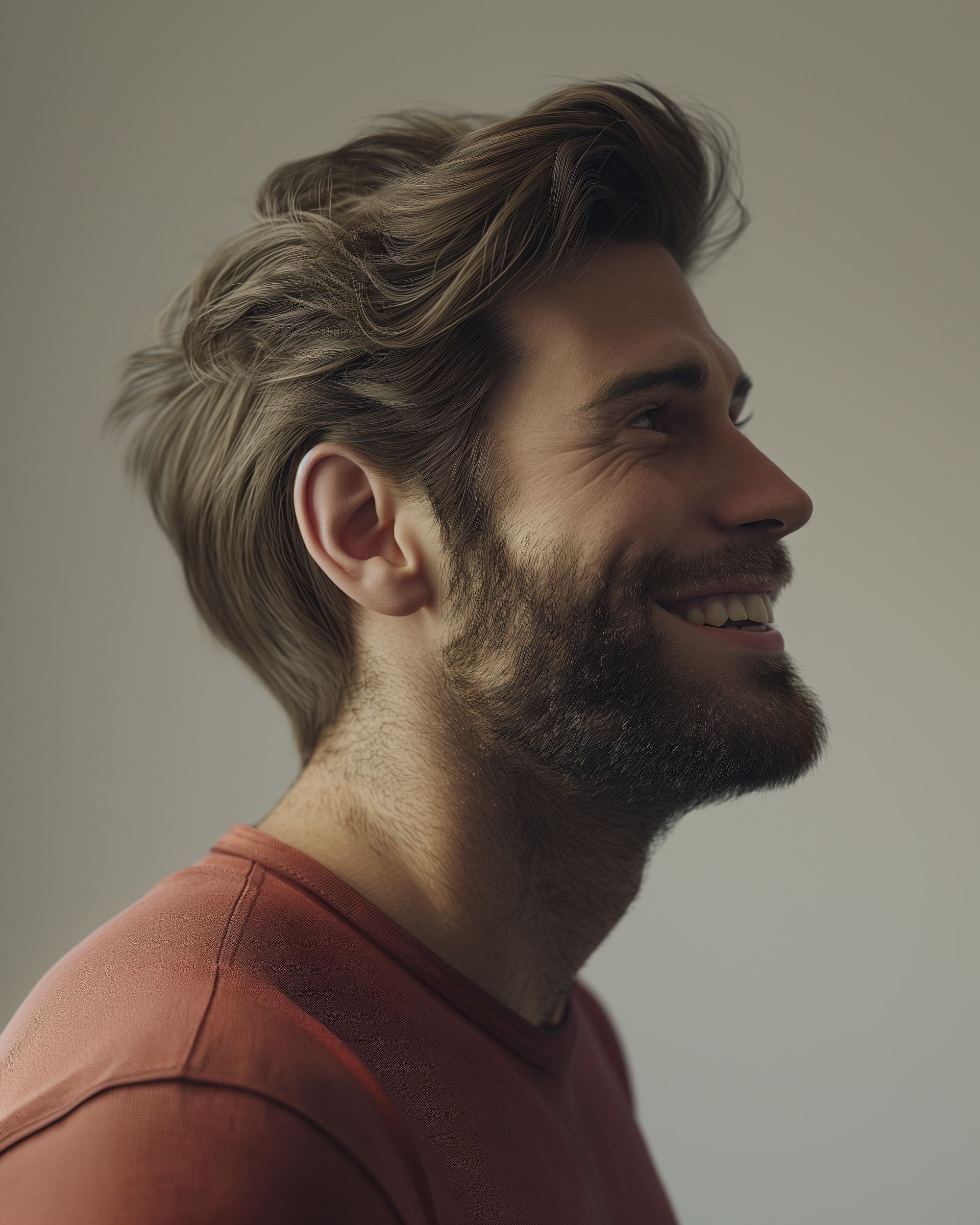 Un hombre sonriente | Fuente: Midjourney