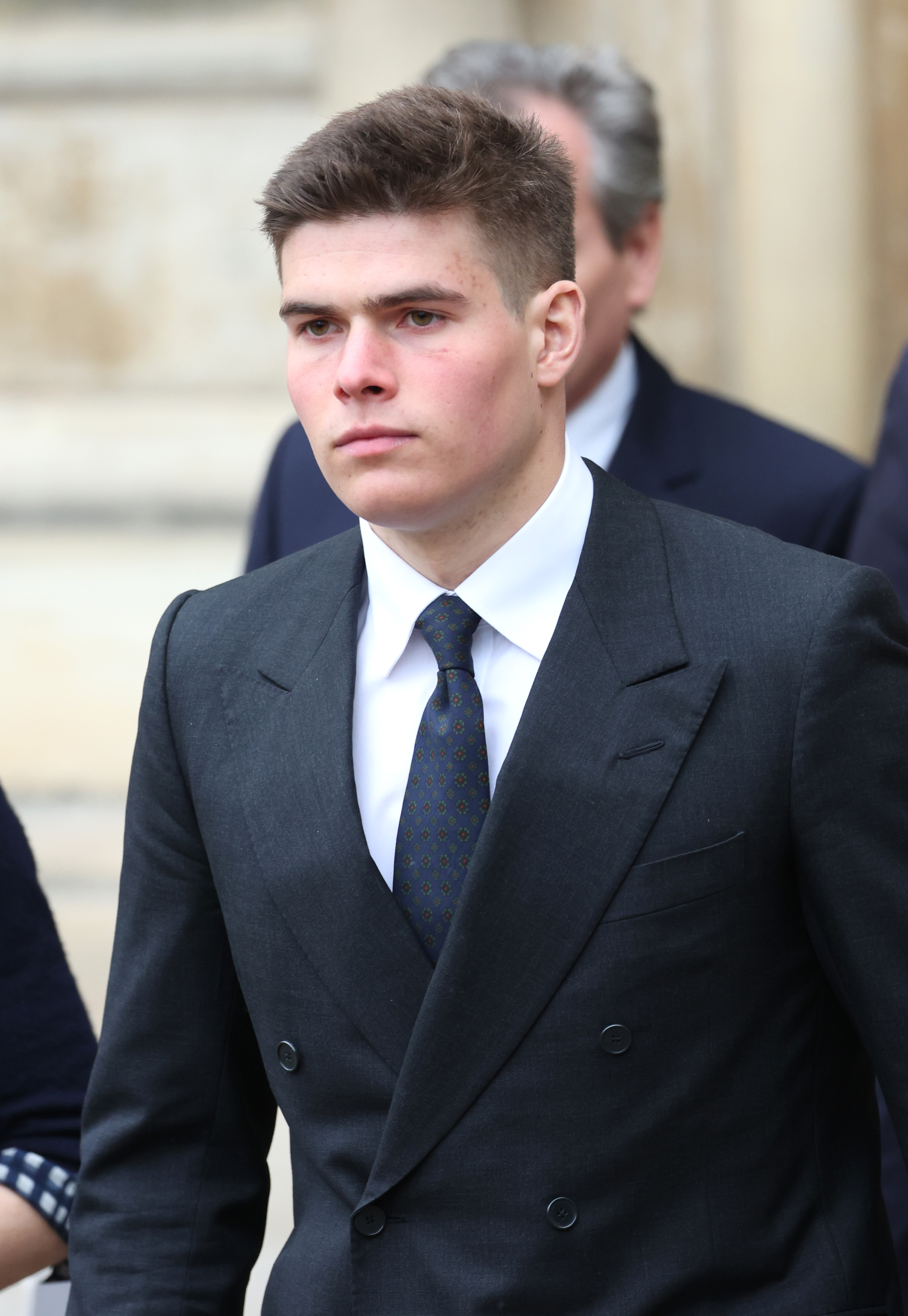 Arthur Chatto asiste al funeral del Príncipe Phillip en la Abadía de Westminster el 29 de marzo de 2022 en Londres, Inglaterra. | Fuente: Getty Images