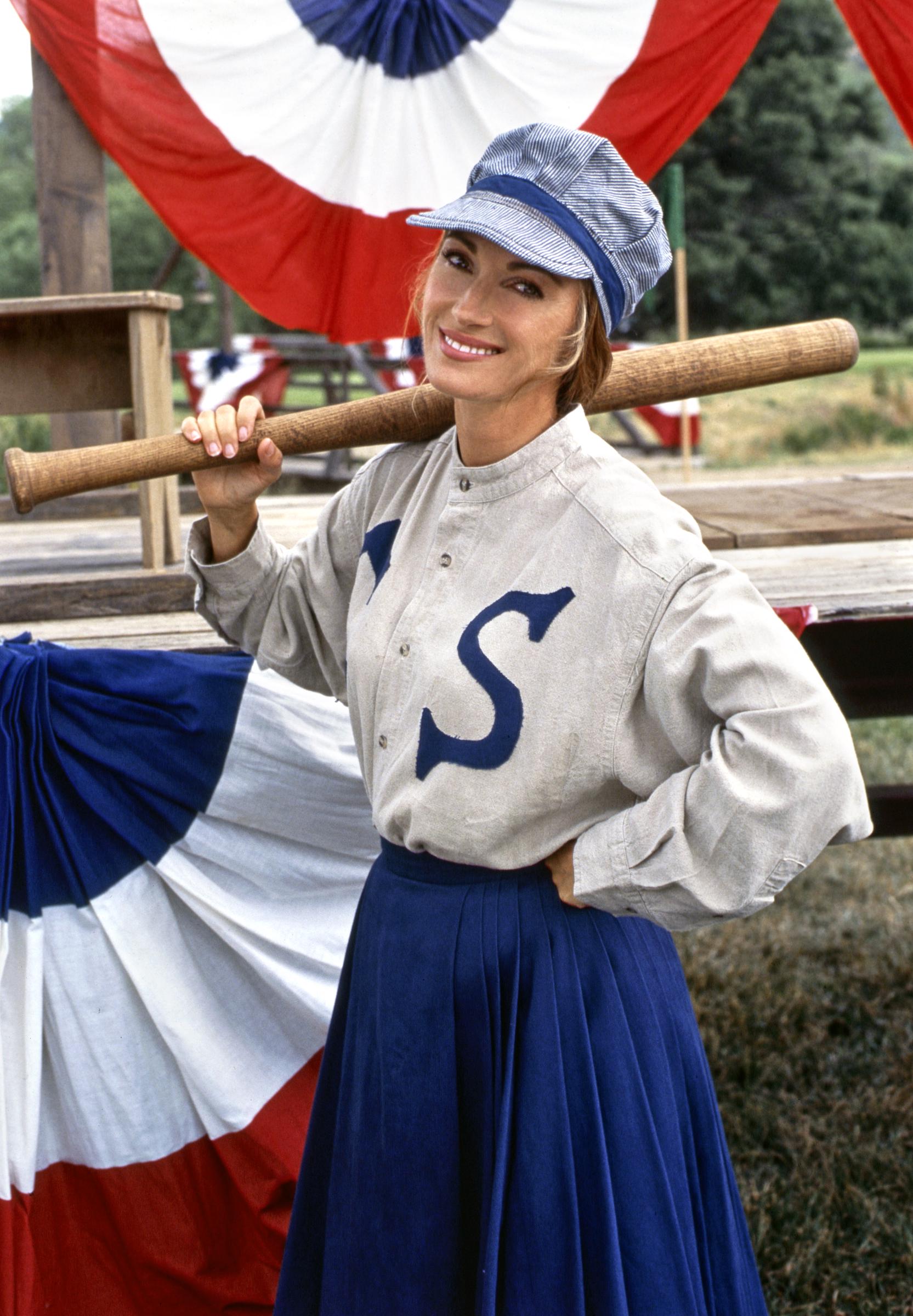 La actriz en el plató de "Dr. Quinn, Medicine Woman", 1993 | Fuente: Getty Images