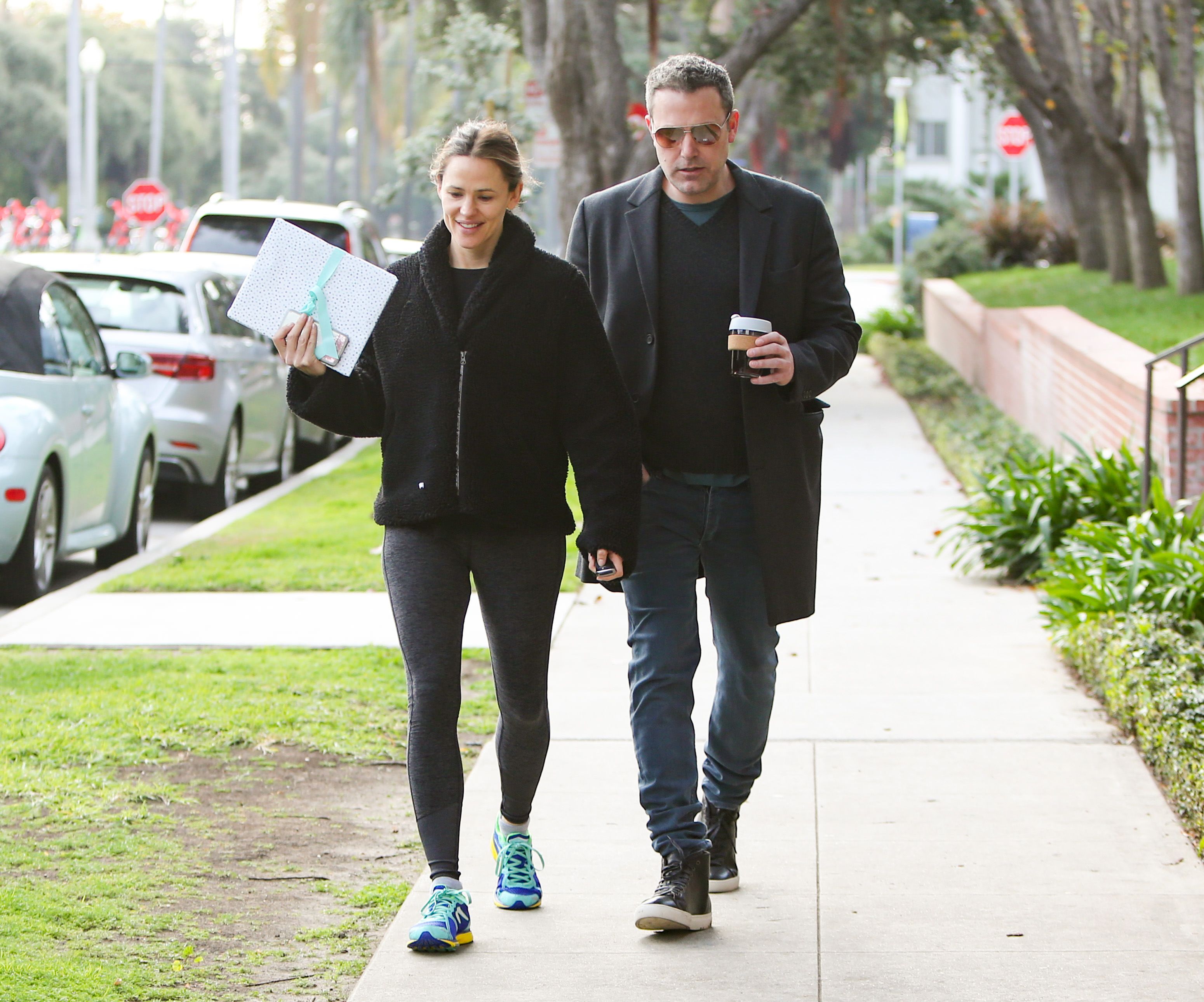Jennifer Garner y Ben Affleck son vistos el 27 de febrero de 2019 en Los Ángeles, California. | Fuente: Getty Images