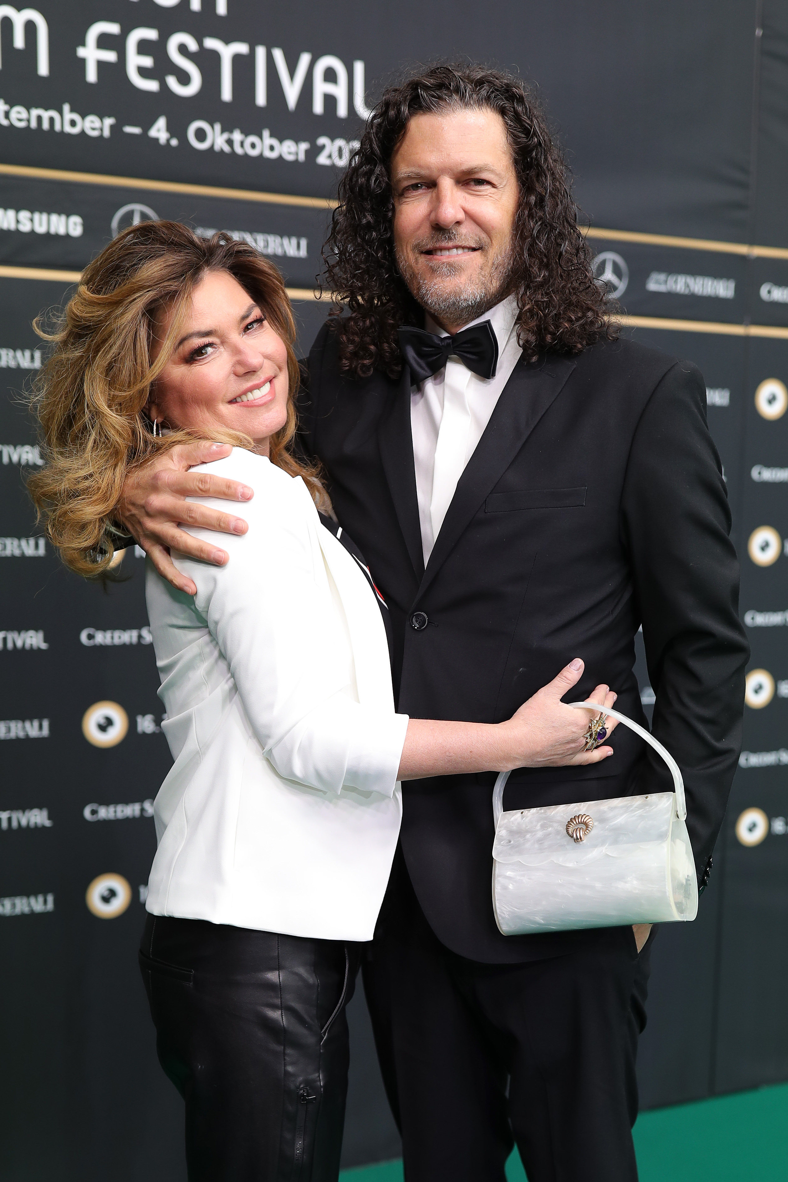 Shania Twain y Frederic Thiebaud asisten al 16º Festival de Cine de Zúrich el 26 de septiembre de 2020, en Zúrich, Suiza | Fuente: Getty Images