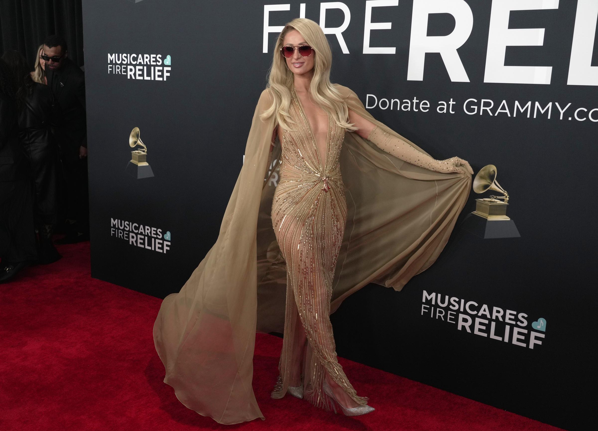 Paris Hilton en la 67ª edición de los Premios Grammy el 2 de febrero de 2025. | Fuente: Getty Images