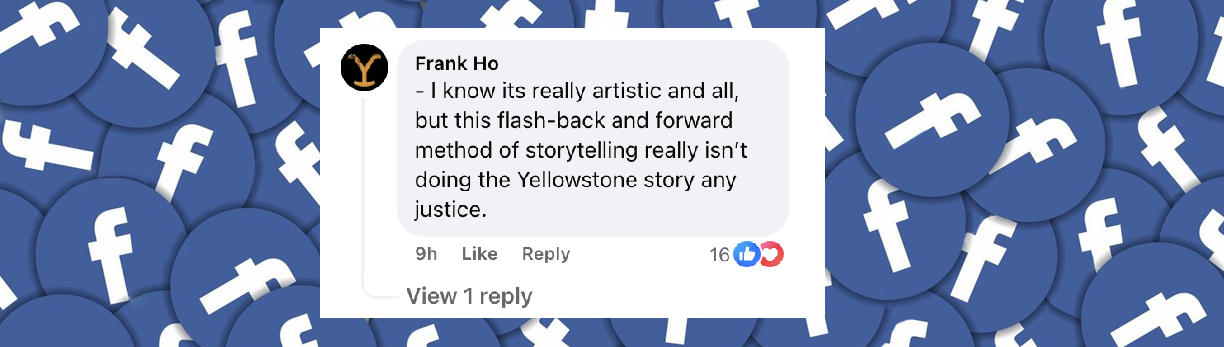 Comentario de un internauta sobre el episodio 10 de la temporada 5 de "Yellowstone", publicado el 17 de noviembre de 2024 | Fuente: Facebook.com/yellowstoneparamount