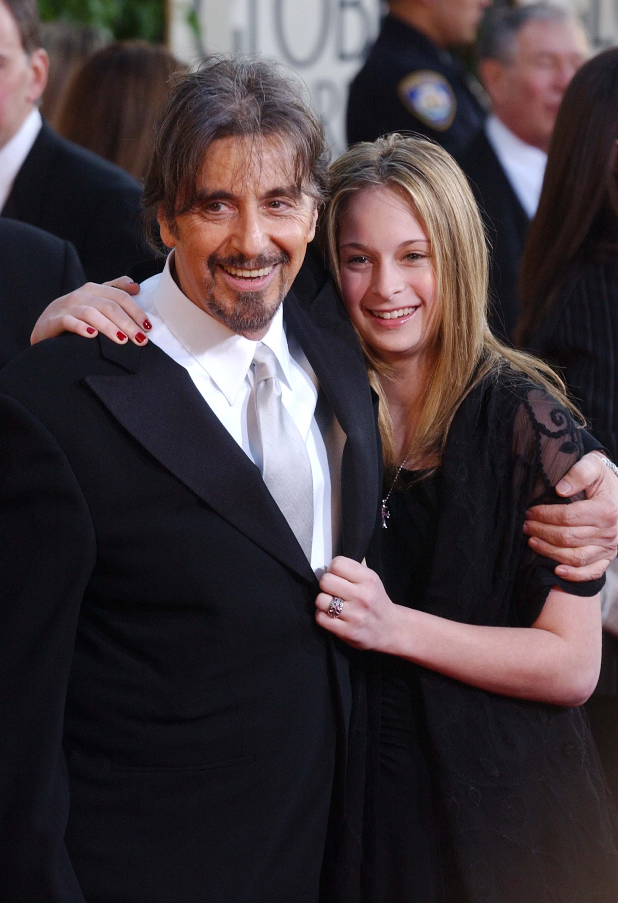 Al Pacino con su hija en Los Ángeles, California en 2004 | Foto: Getty Images