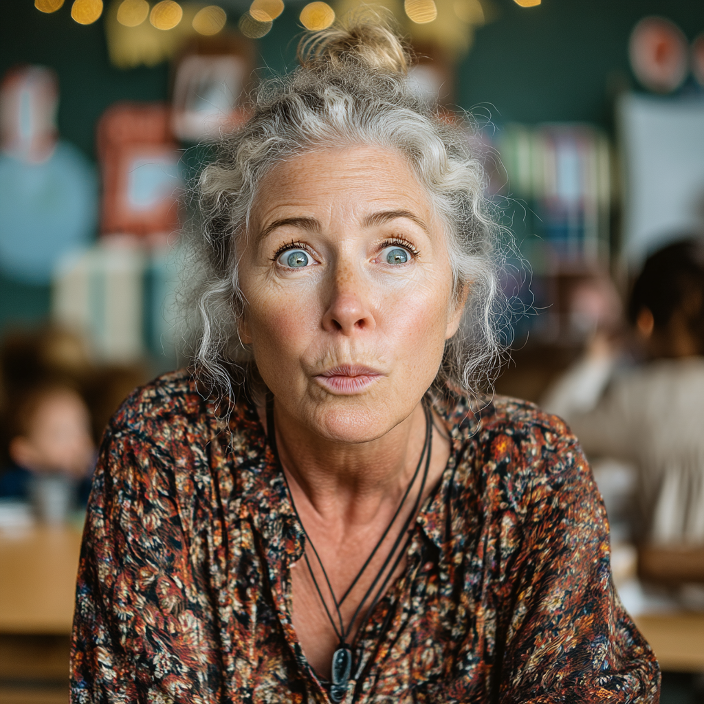 Una donna scioccata | Fonte: Midjourney