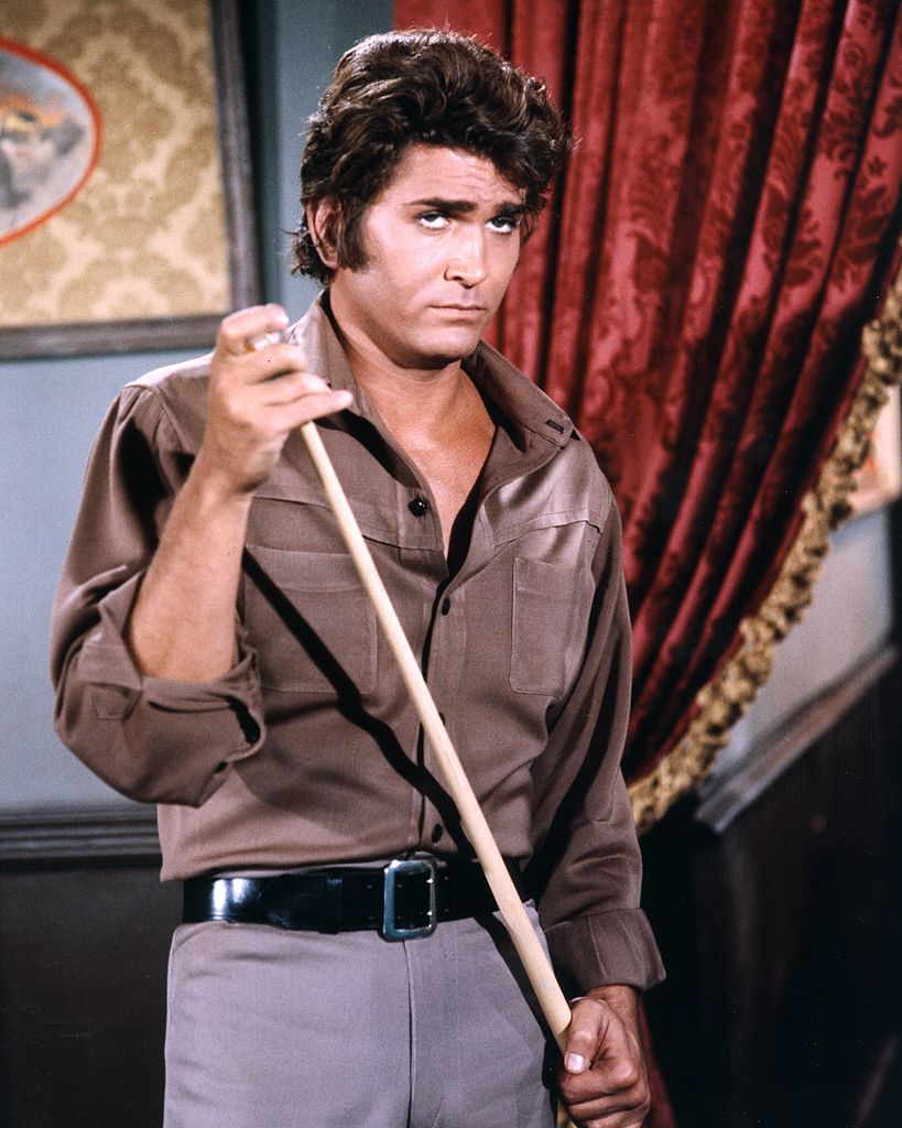 Michael Landon en un retrato publicitario publicado para la serie de televisión estadounidense 'Bonanza', EE. UU., Alrededor de 1970. I Foto: Getty Images.