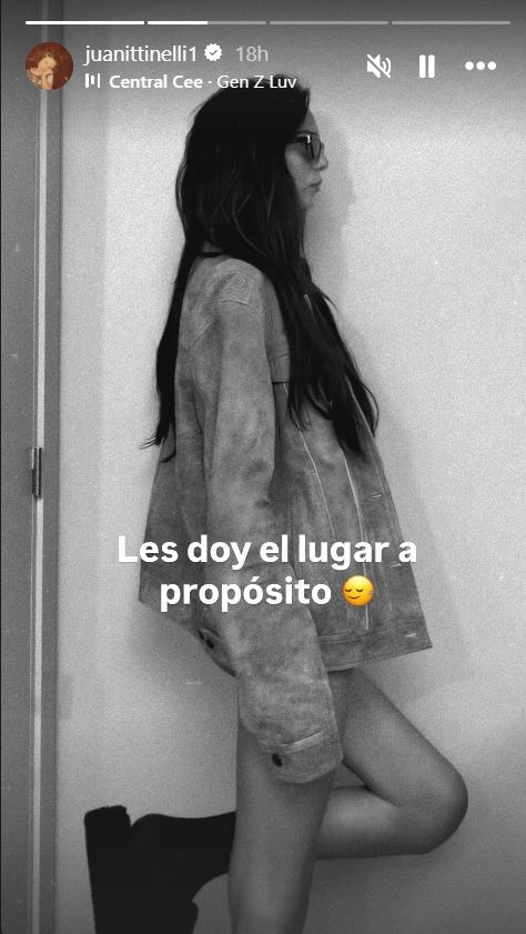 De las historias de Juana Tinelli | Fuente: Instagram/juanittinelli1