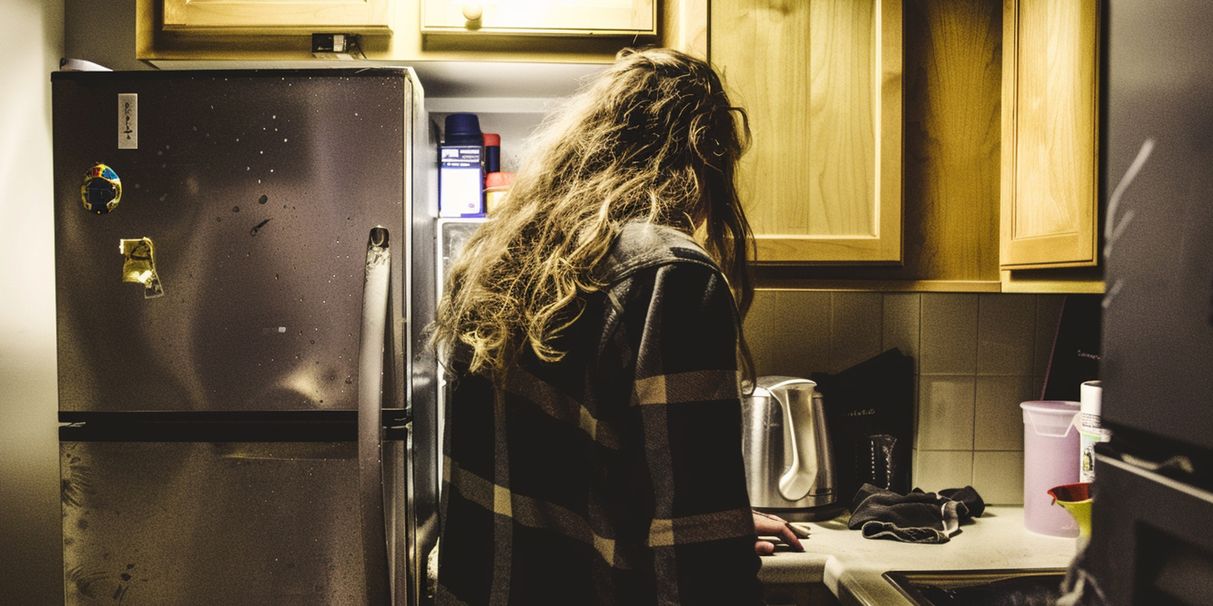 Una mujer ante la encimera de la cocina | Fuente: AmoMama