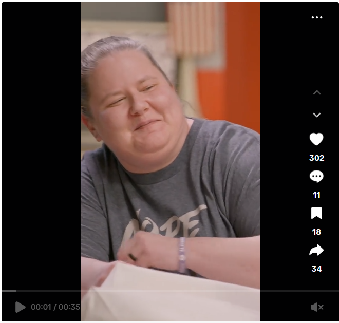 Andrea Alton, de un post del 15 de mayo de 2025 | Fuente: Tiktok/@reallytvchannel
