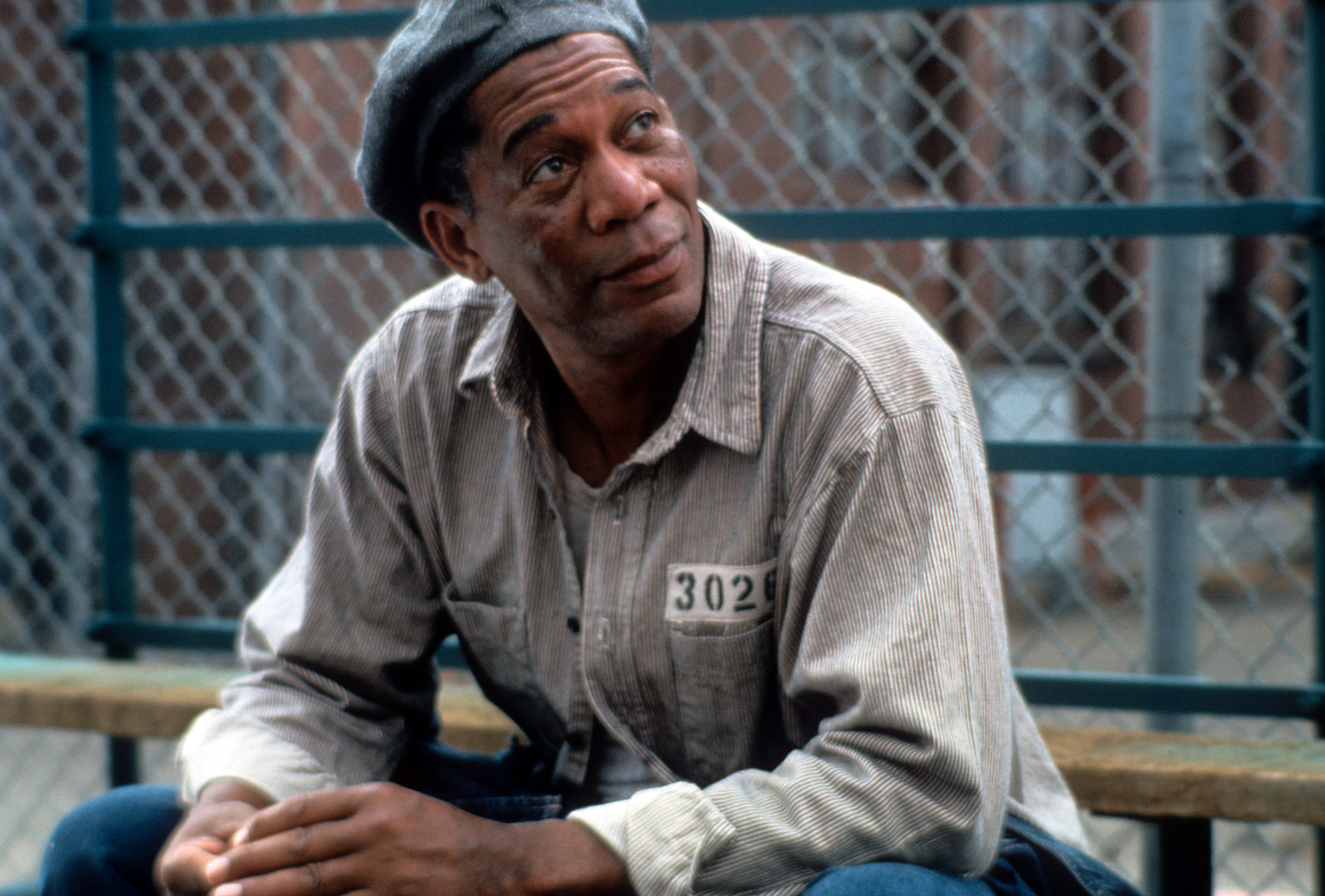 Morgan Freeman en "The Shawshank Redemption", en 1994. | Foto: Getty Images