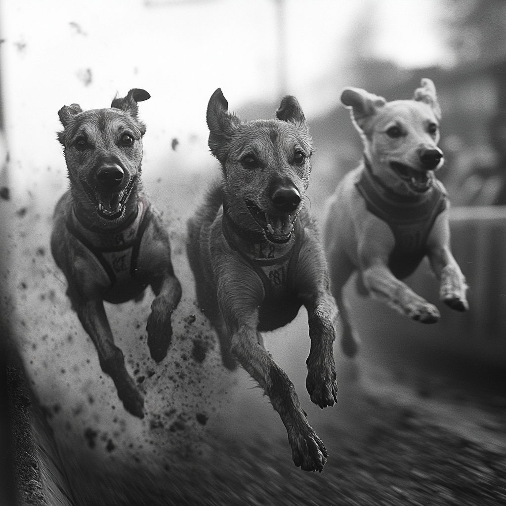 Carreras de perros | Fuente: Midjourney