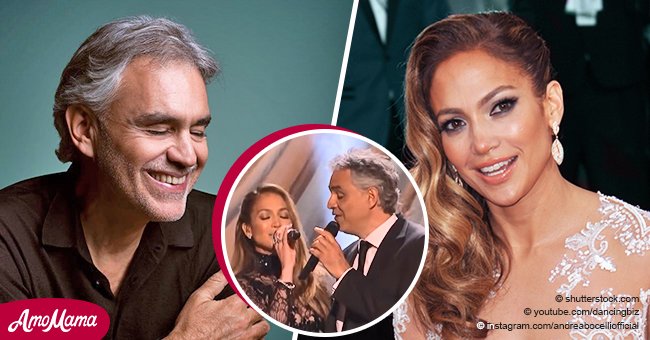 ¿Recuerdas esta impresionante presentación de J.Lo y Andrea Bocelli?