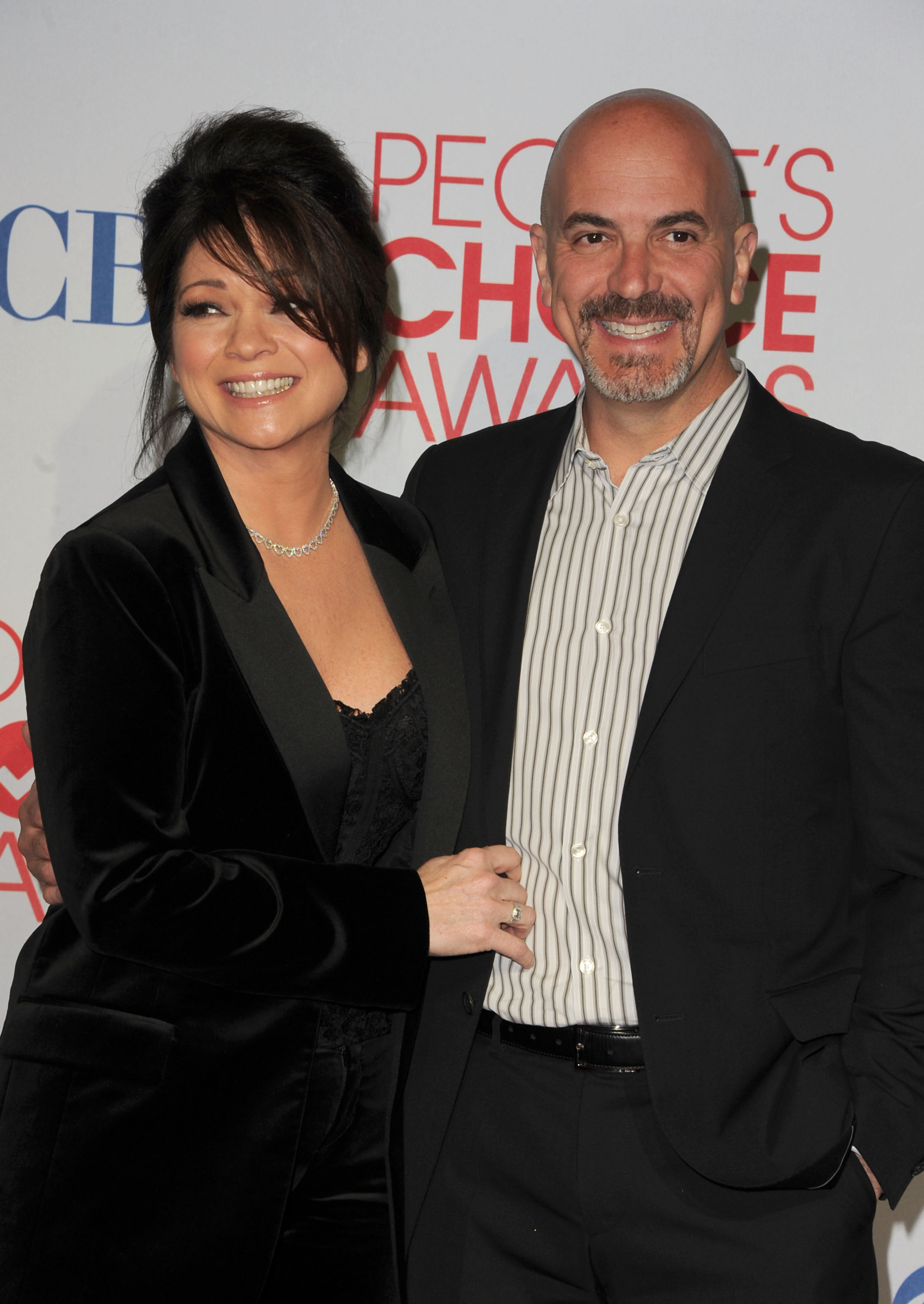Valerie Bertinelli y Tom Vitale en los People's Choice Awards en Los Ángeles, California, el 11 de enero de 2012 | Fuente: Getty Images