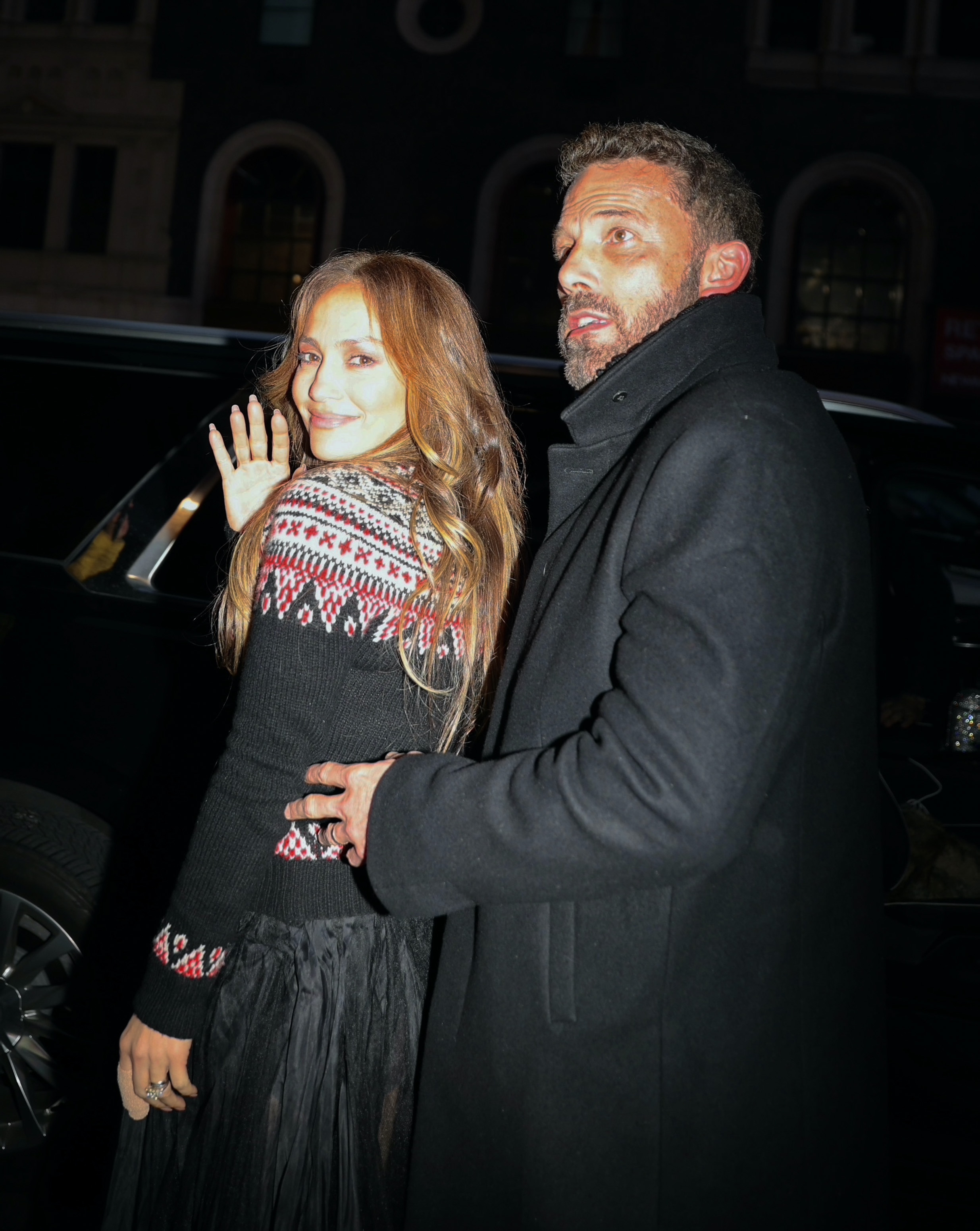 Jennifer Lopez y Ben Affleck vistos en Nueva York el 25 de noviembre de 2022 | Fuente: Getty Images