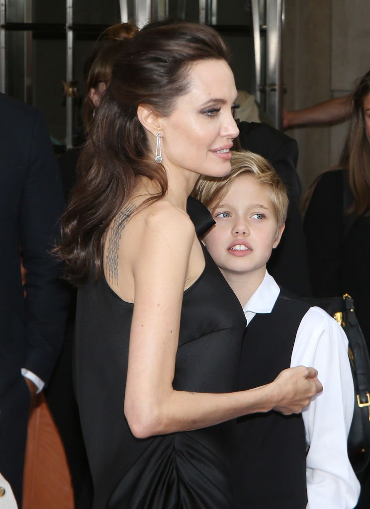 Angelina y Shiloh en el estreno de un película en 2017.| Foto: Getty Images