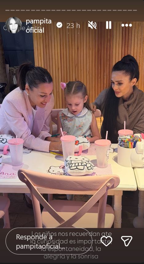 Pampita junto a su hija, Anita, durante su cumpleaños de 5 | Fuente: Instagram/pampitaoficial