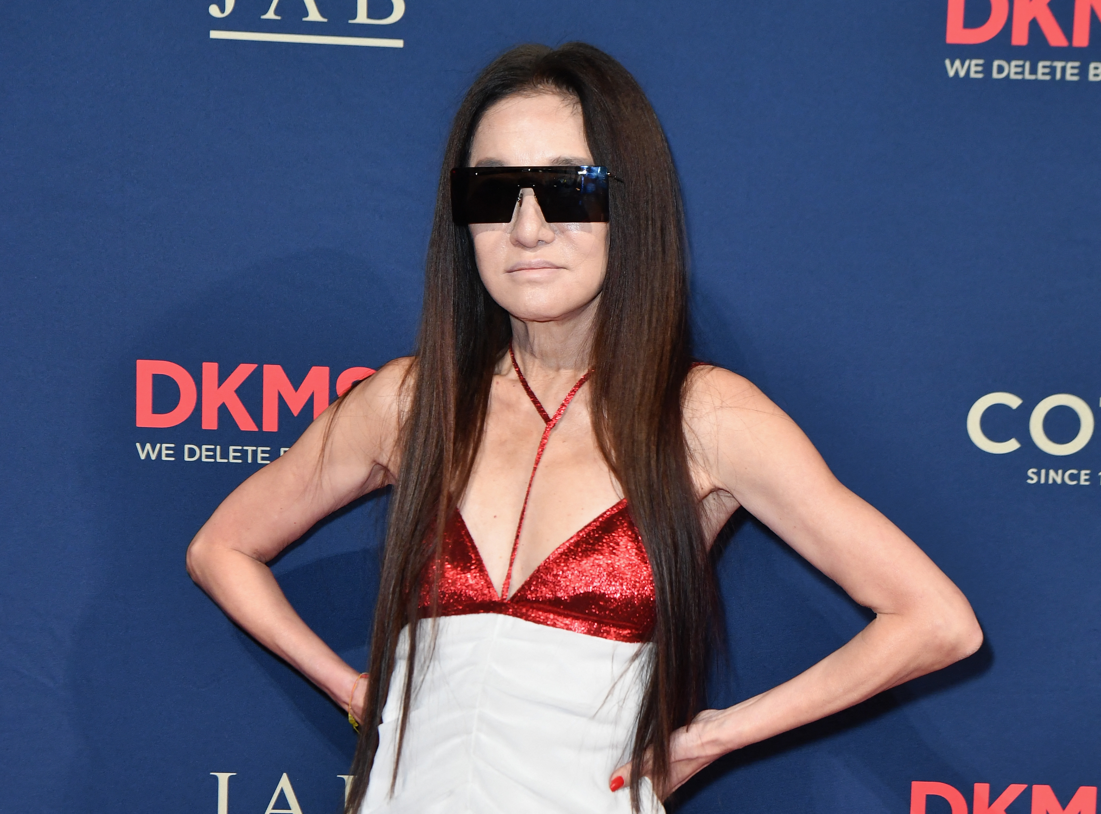 Vera Wang fotografiada en la Gala DKMS en el Cipriani Wall Street de Nueva York el 20 de octubre de 2022. | Fuente: Getty Images