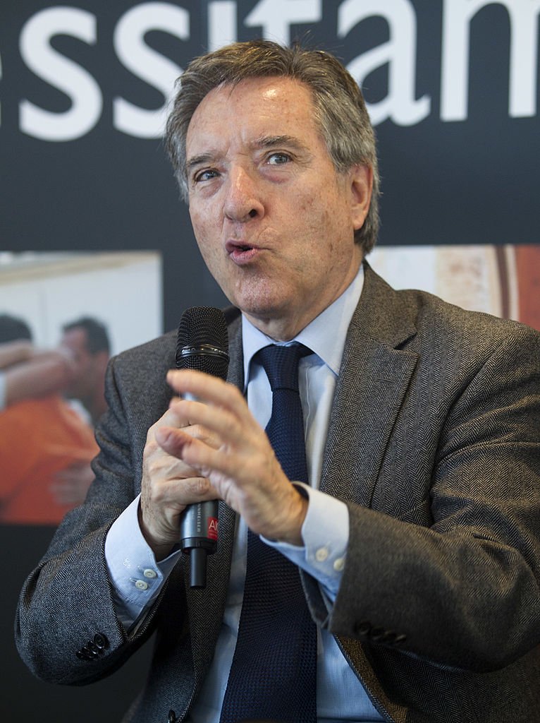 Iñaki Gabilondo habla durante una rueda de prensa en Palma de Mallorca. | Foto: Getty Images