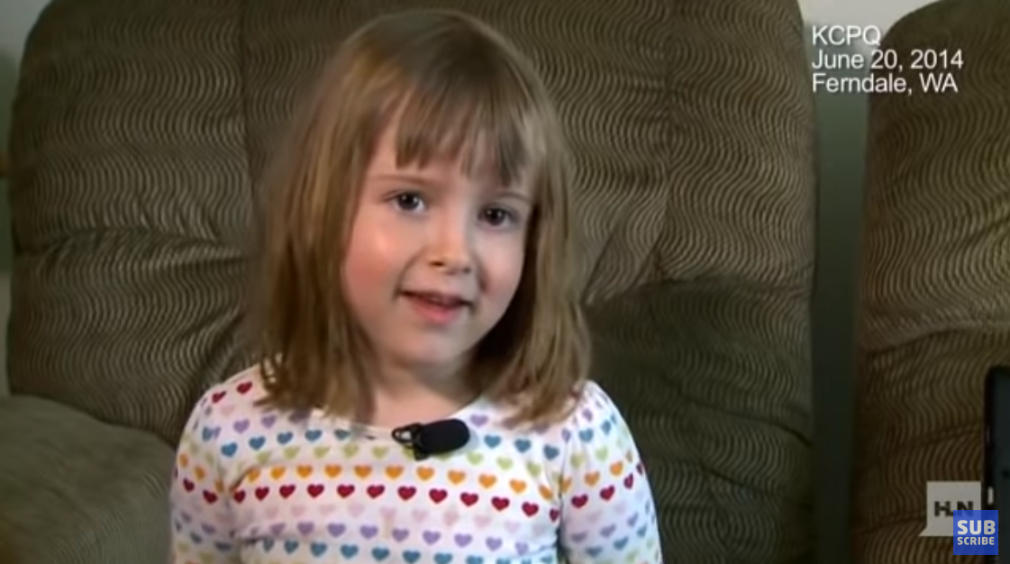 Abby hablando del día en que su niñera orquestó un allanamiento de morada en 2014 | Foto: youtube.com/hln