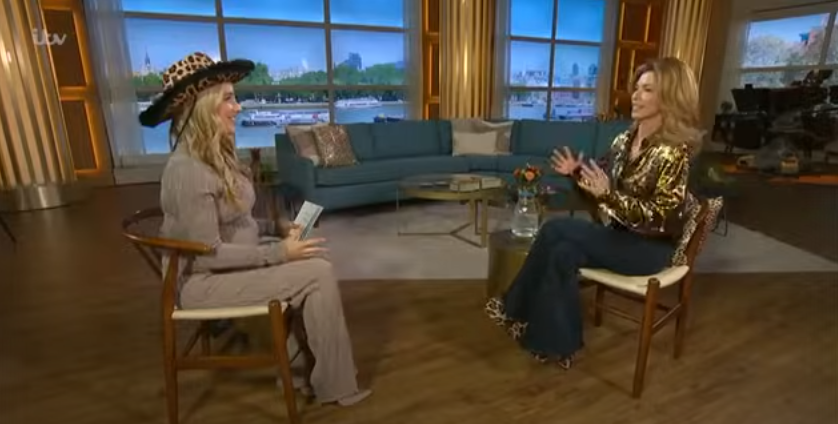 Shania Twain en el programa "This Morning" | Fuente: YouTube/@thismorning