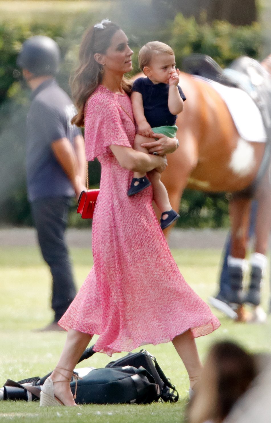 Kate Middleton y el pequeño Príncipe Louis || Fuente: Getty Images