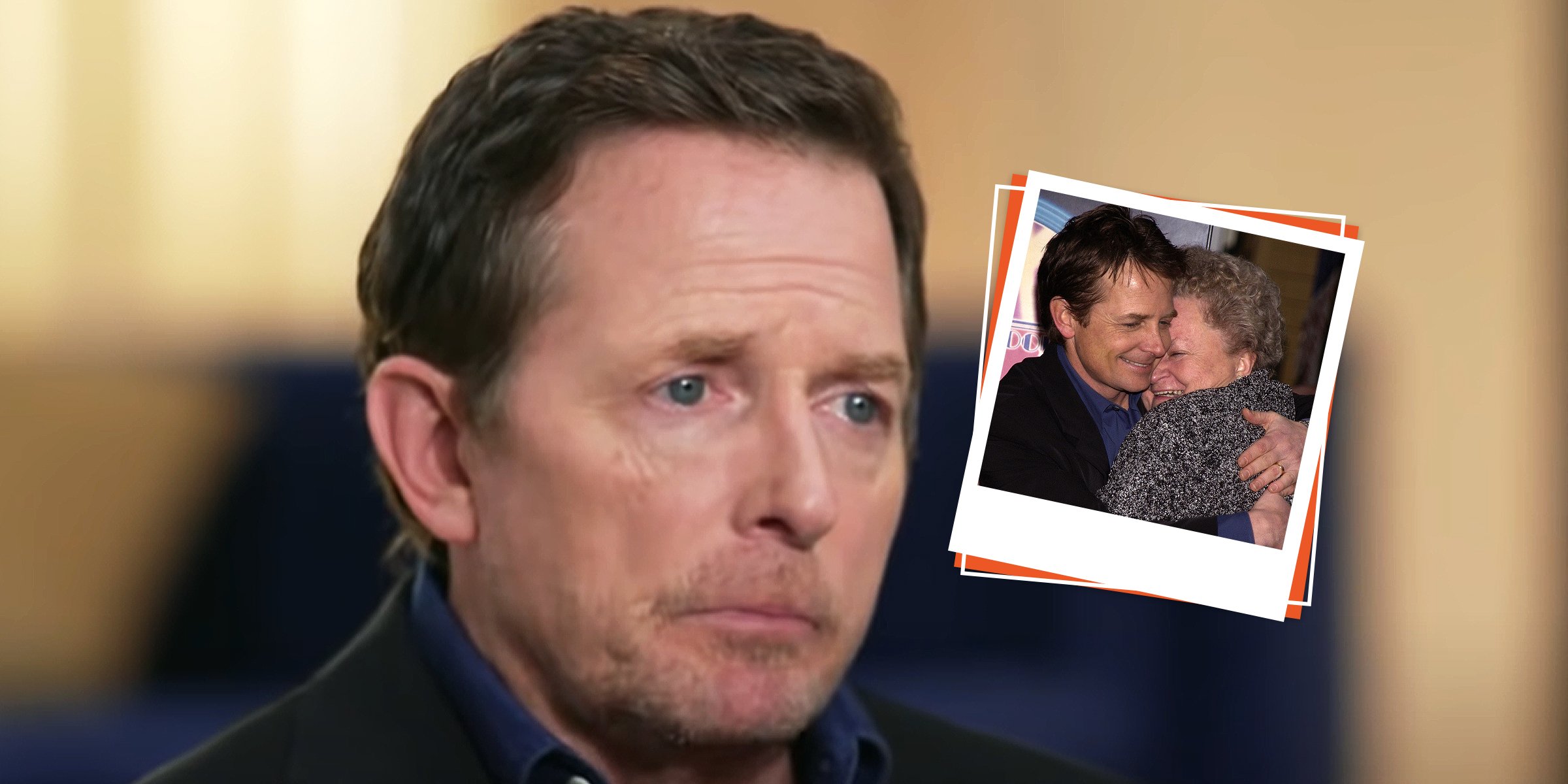 Michael J. Fox, en 2020. | Michael J. Fox y Phyllis Evelyn Fox. | Foto: Getty Images | YouTube.com/Good Morning America