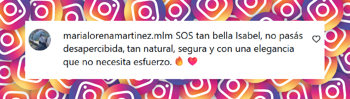 Comentario de una persona sobre el look de Isabel en Río de Janeiro | Fuente: Instagram/isabelmacedophoto