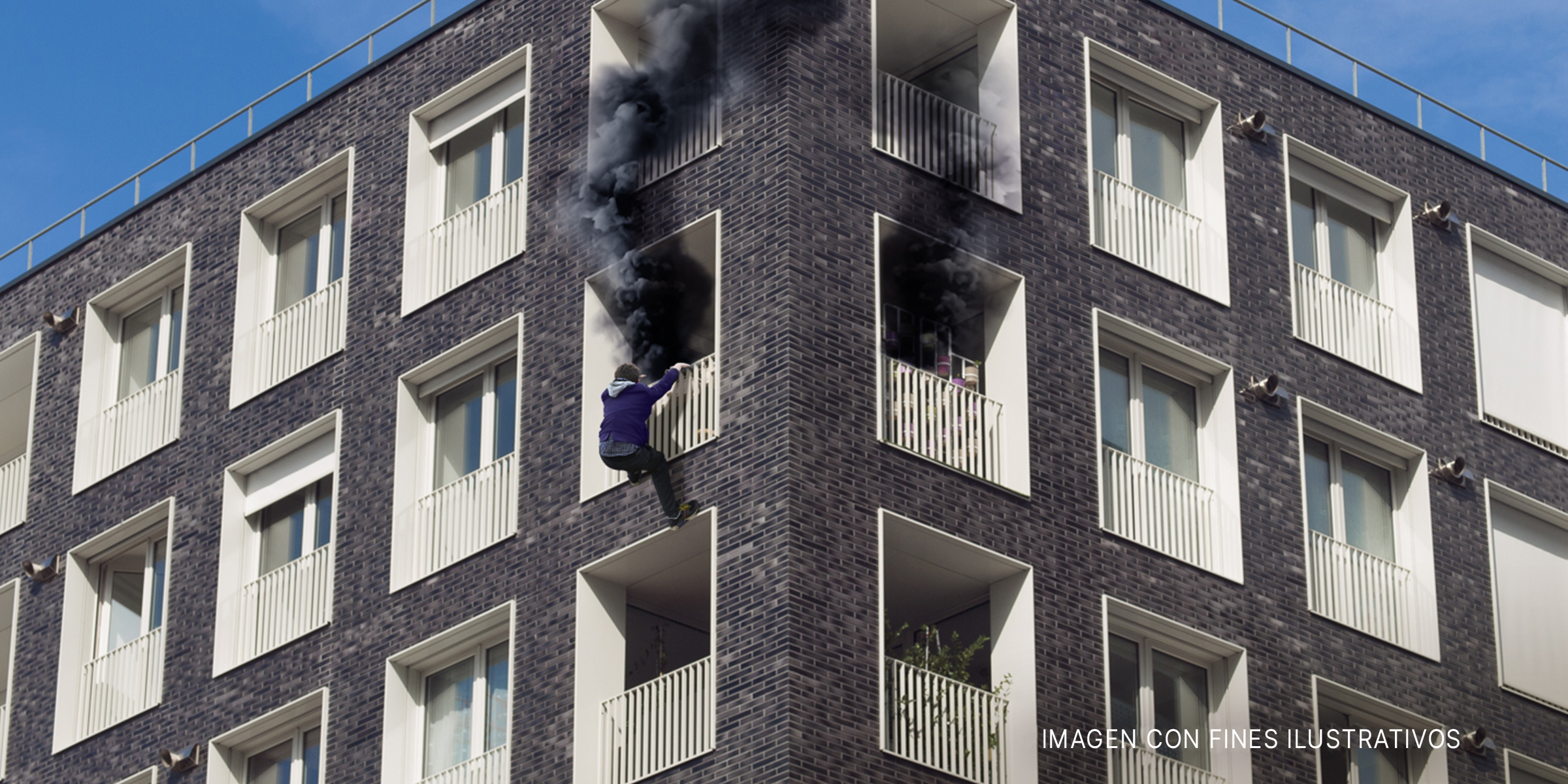 Edificio en llamas | Foto: Getty Images
