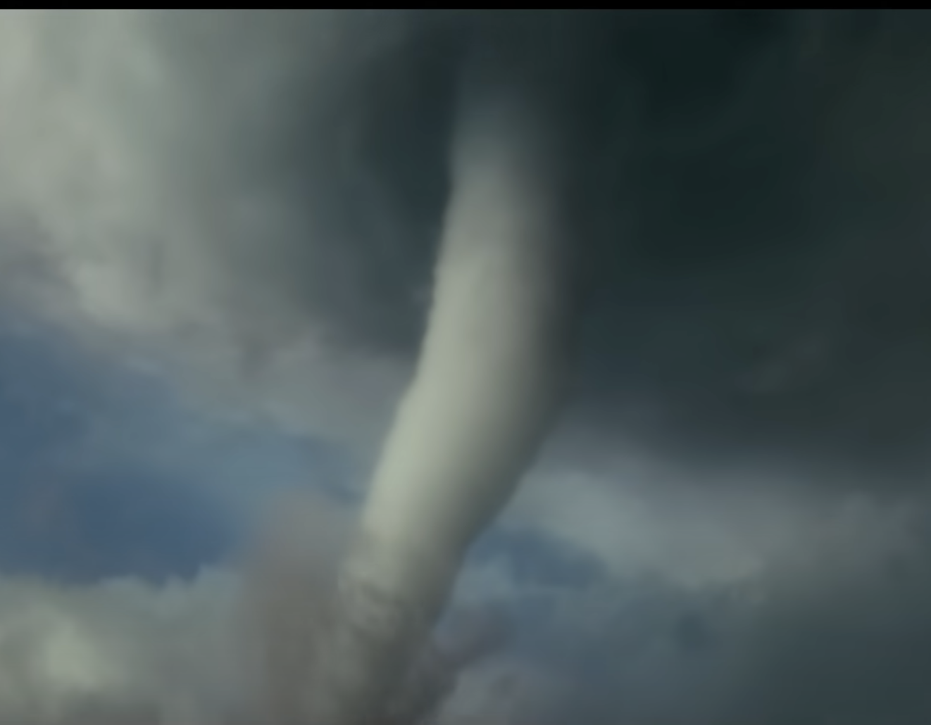 Toma de un tornado en el tráiler de "Twisters" en un clip del 12 de febrero de 2024 | Fuente: YouTube/Universal Pictures