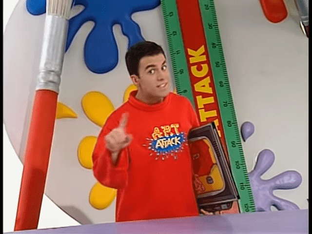 Rui Torres presentando "Art Attack". │Foto: YouTube/Art Attack