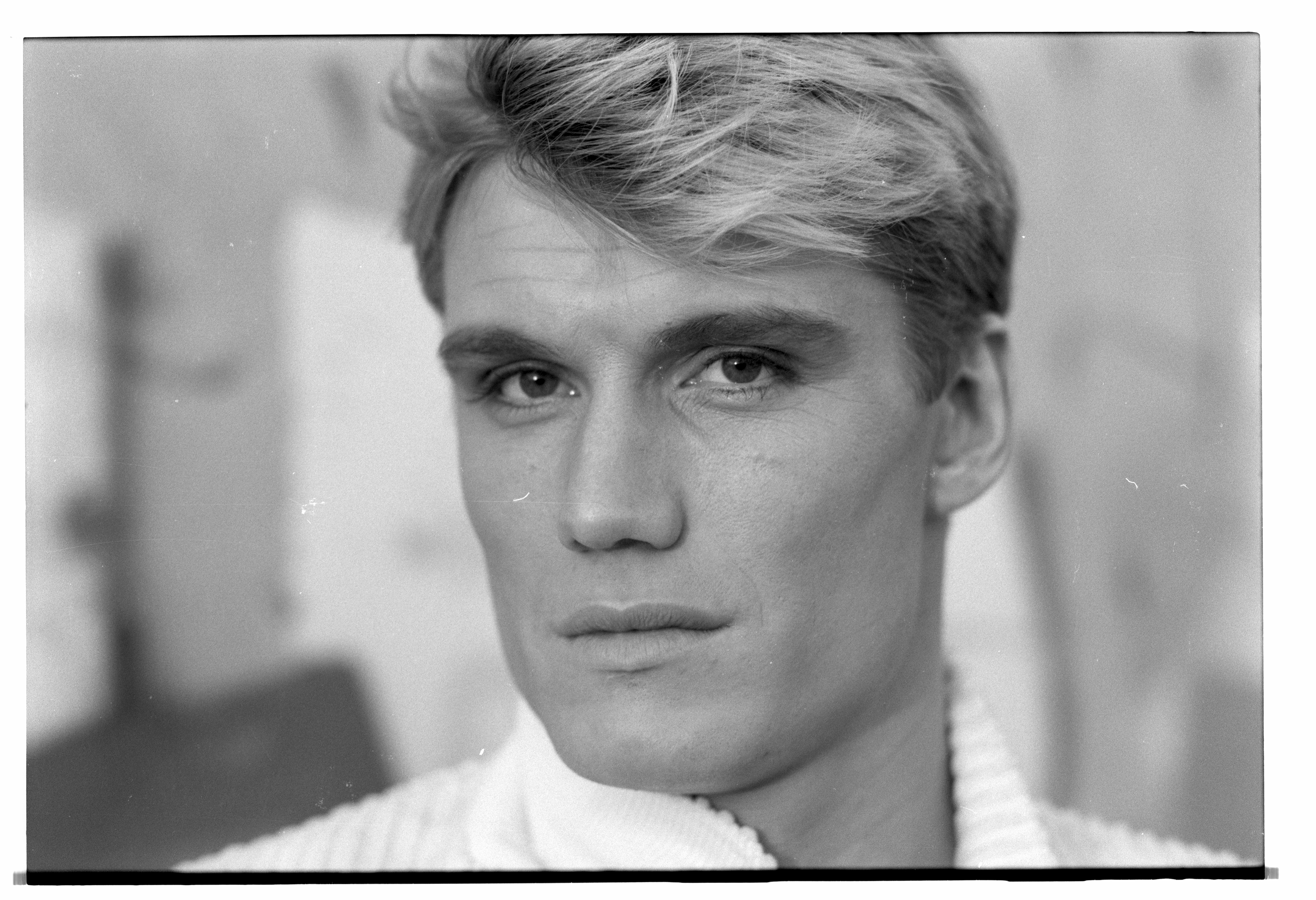 Dolph Lundgren fotografiado en 1985. | Foto: Getty Images