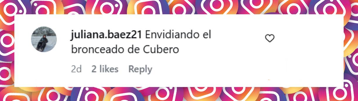 Comentario de una usuaria | Fuente: Instagram/micaviciconte