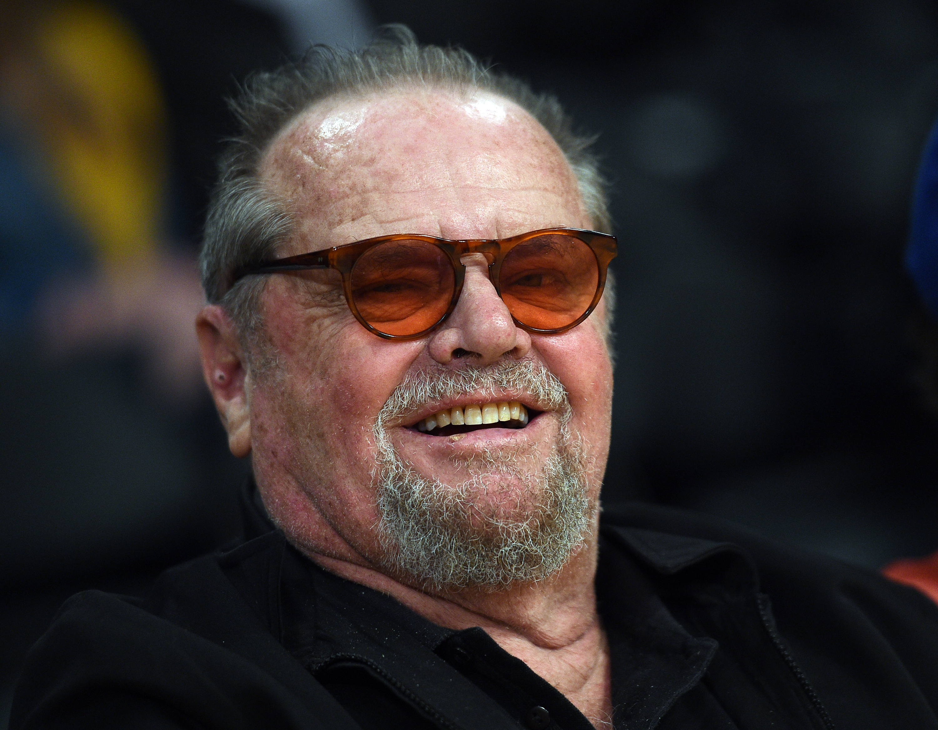 Jack Nicholson en un partido de los LA Lakers en Los Ángeles 2017 | Foto: Getty Images
