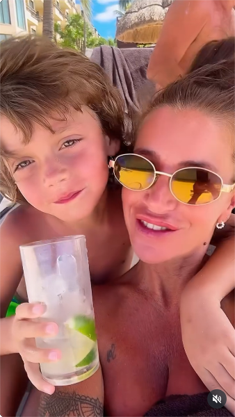Florencia Peña compartió varias imágenes familiares para festejar el cumpleaños número 9 de su hijo Felipe | Fuente: Instagram/flor_de_p