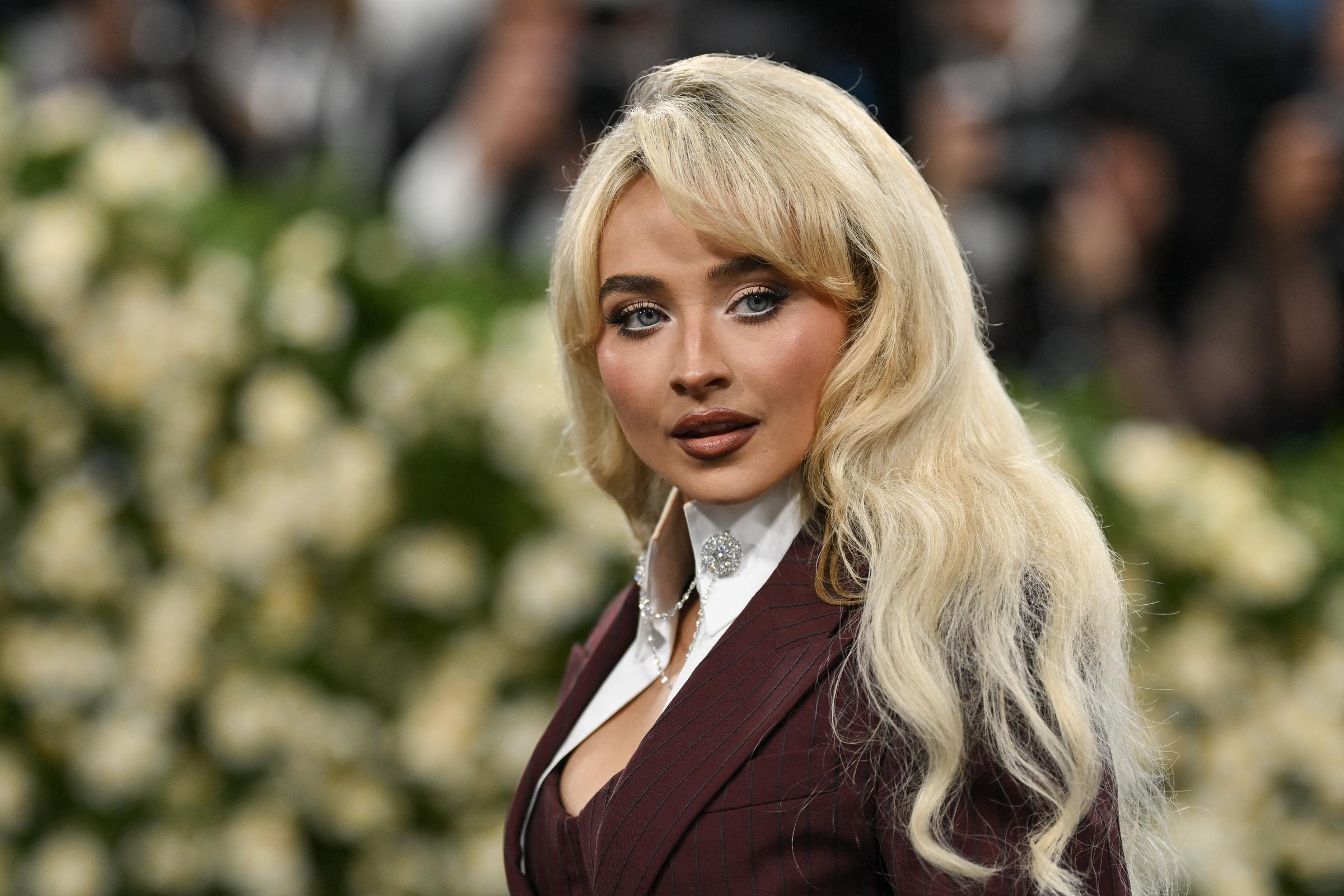 Sabrina Carpenter en la Met Gala el 5 de mayo de 2025 | Fuente: Getty Images