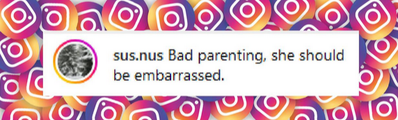 Una fan reacciona a los comentarios de Alexandra Censori sobre el atuendo de su hija, Bianca Censori, en la 67ª edición de los Premios Grammy, de un post fechado el 4 de febrero de 2025: "Mala crianza, debería estar avergonzada" | Fuente: Instagram/pagesix