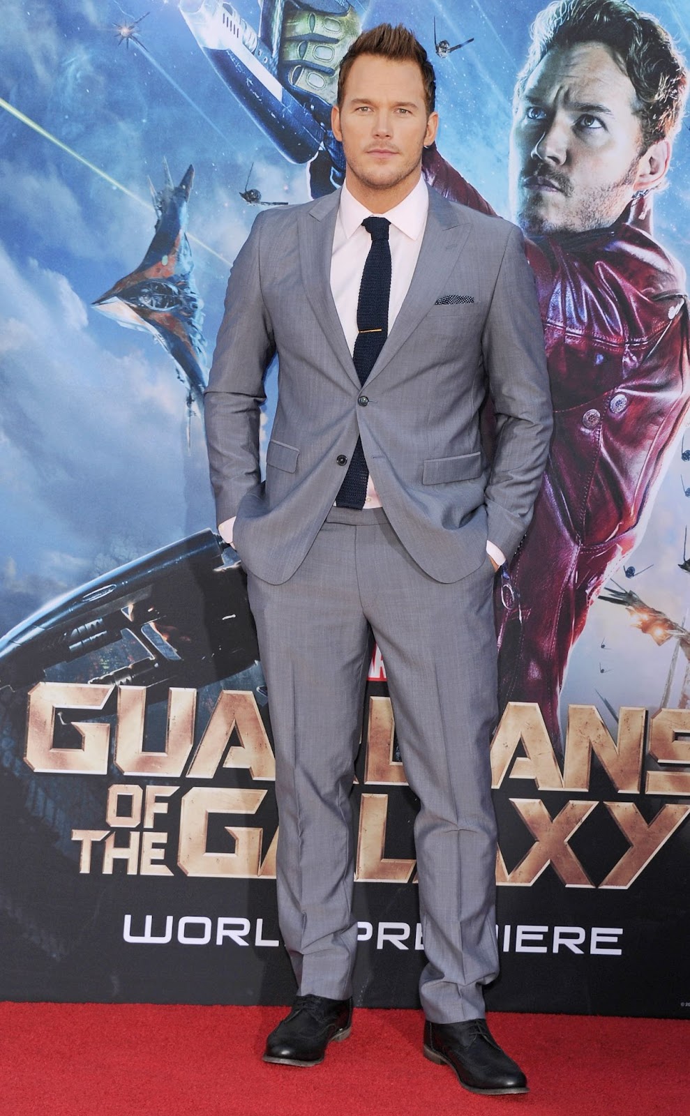 Chris Pratt en el estreno de "Guardians of the Galaxy" en Hollywood, California, el 21 de julio de 2014 | Fuente: Getty Images