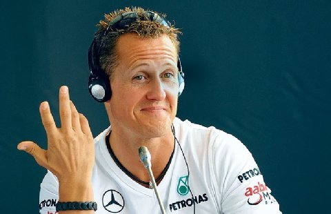 Michael Schumacher en una conferencia. | Foto: Flickr