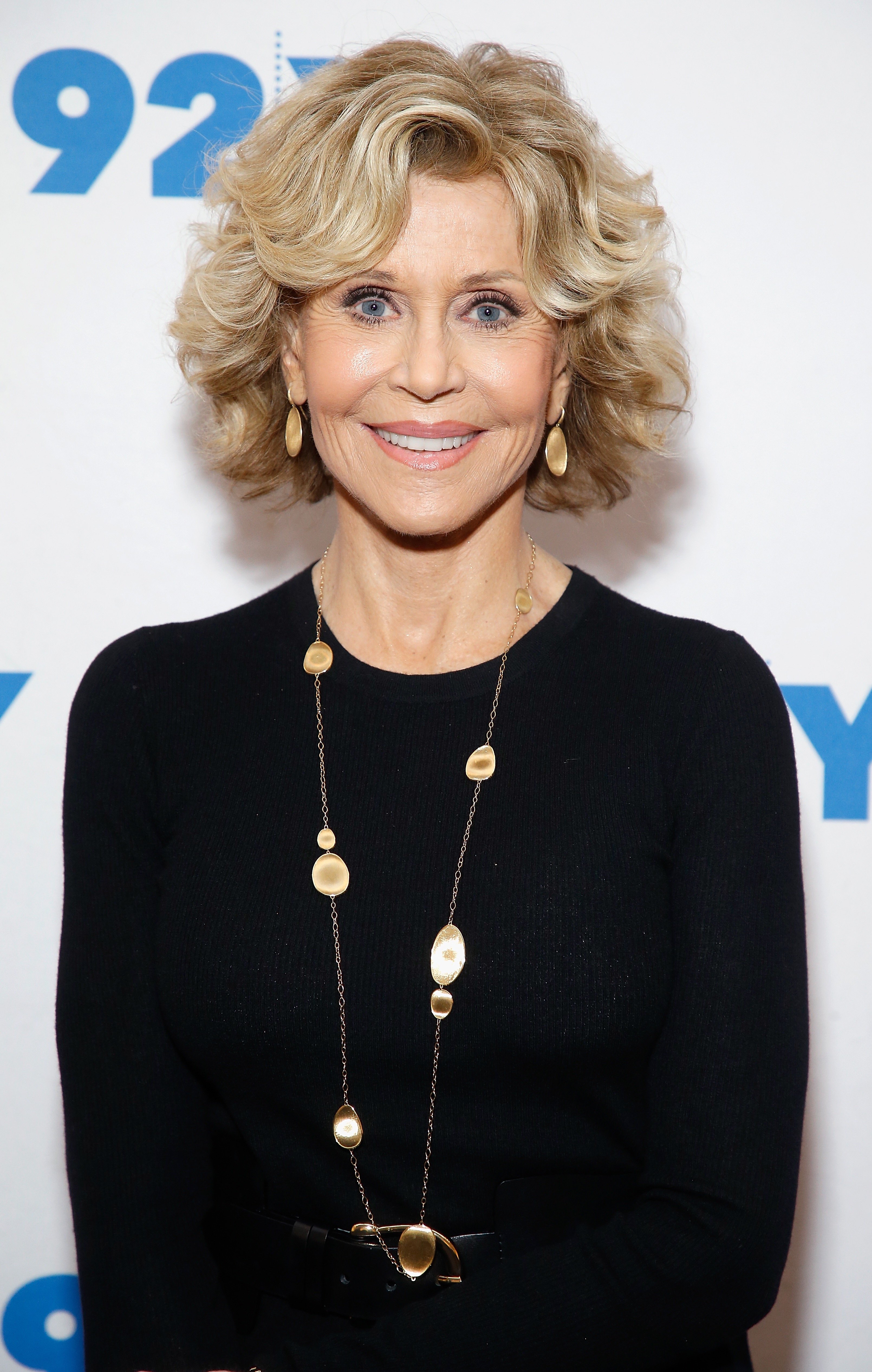 Jane Fonda posando para una fotografía en Nueva York, el 21 de septiembre de 2018. | Foto: Getty Images