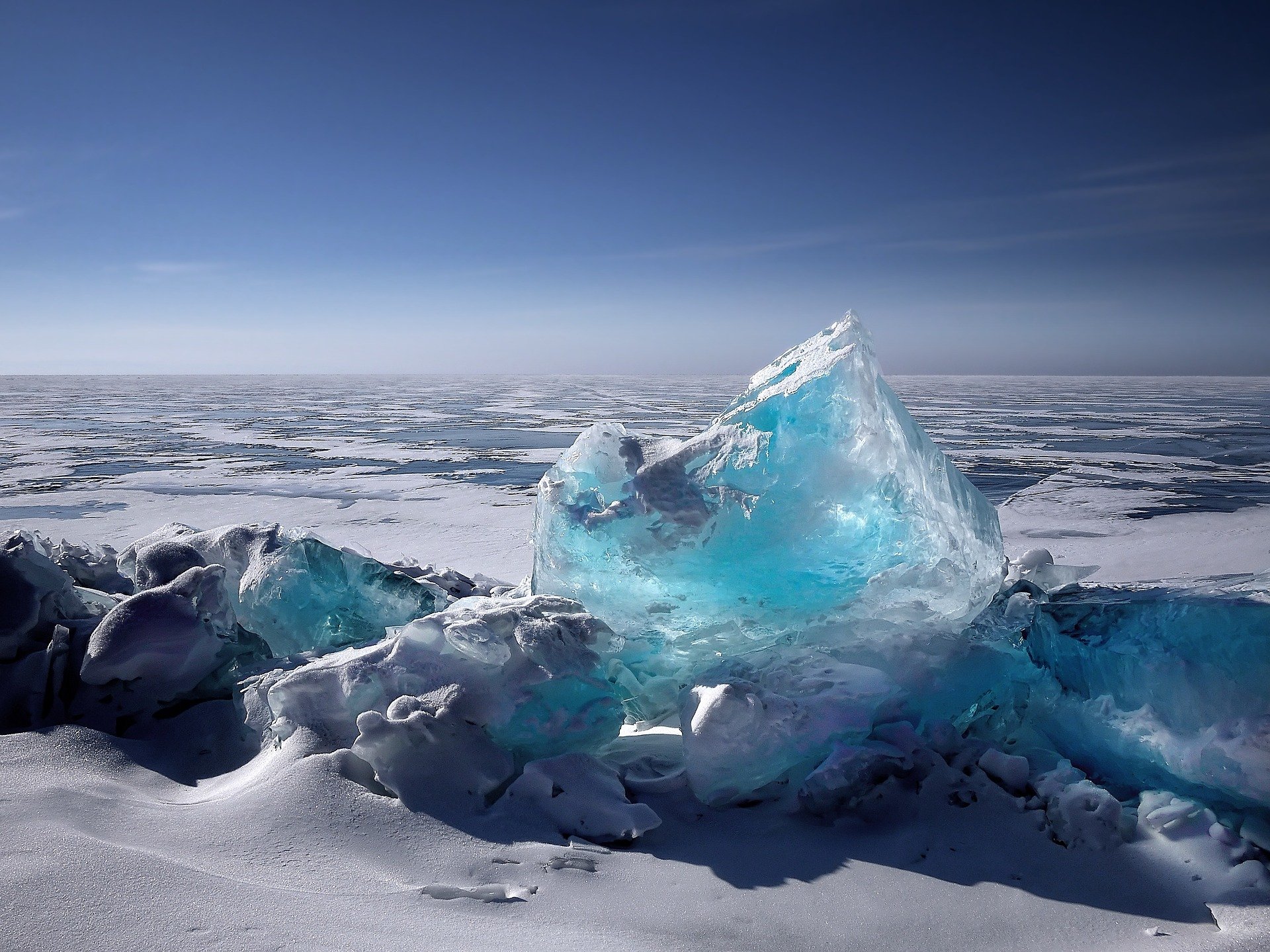 Icebergs. Fuente: Pixabay