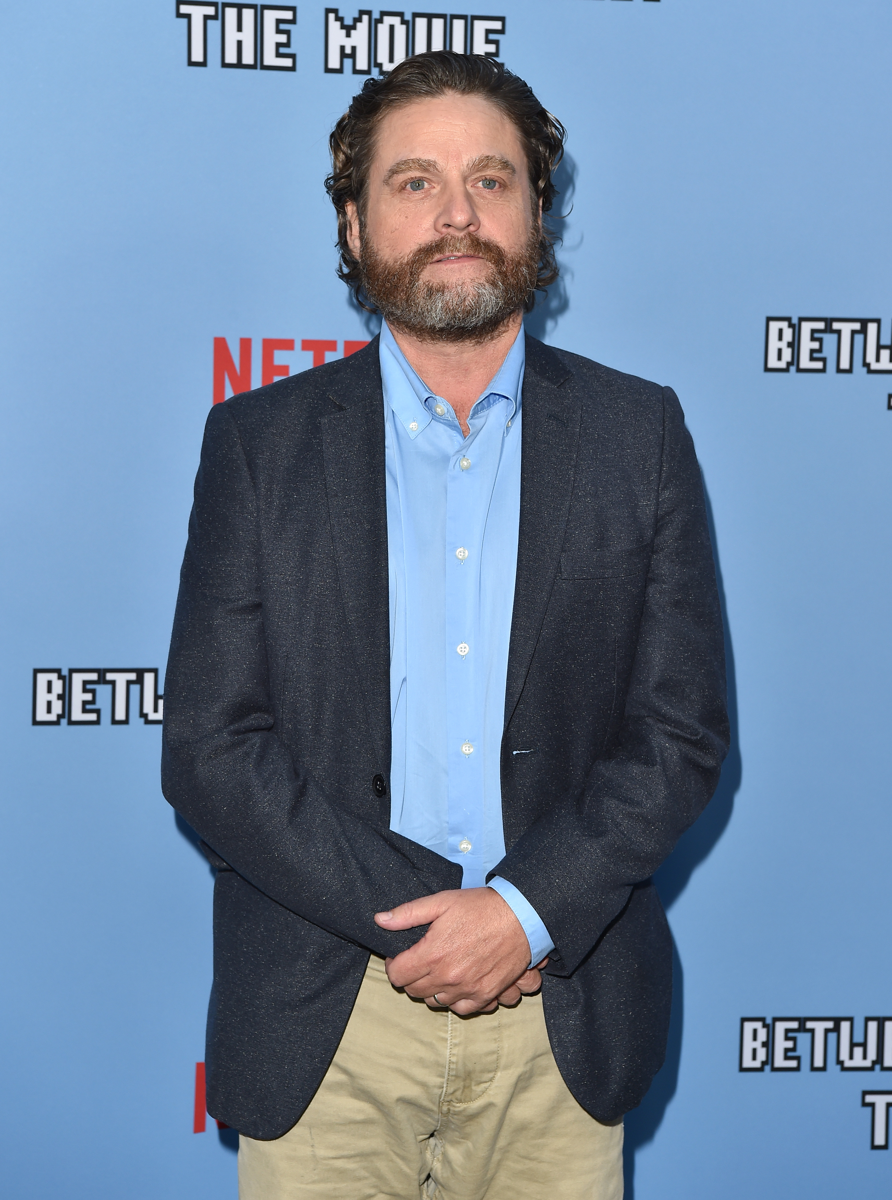 Zach Galifianakis en el estreno en Los Ángeles de "Between Two Ferns: The Movie" en Hollywood, California, el 16 de septiembre de 2019. | Fuente: Getty Images